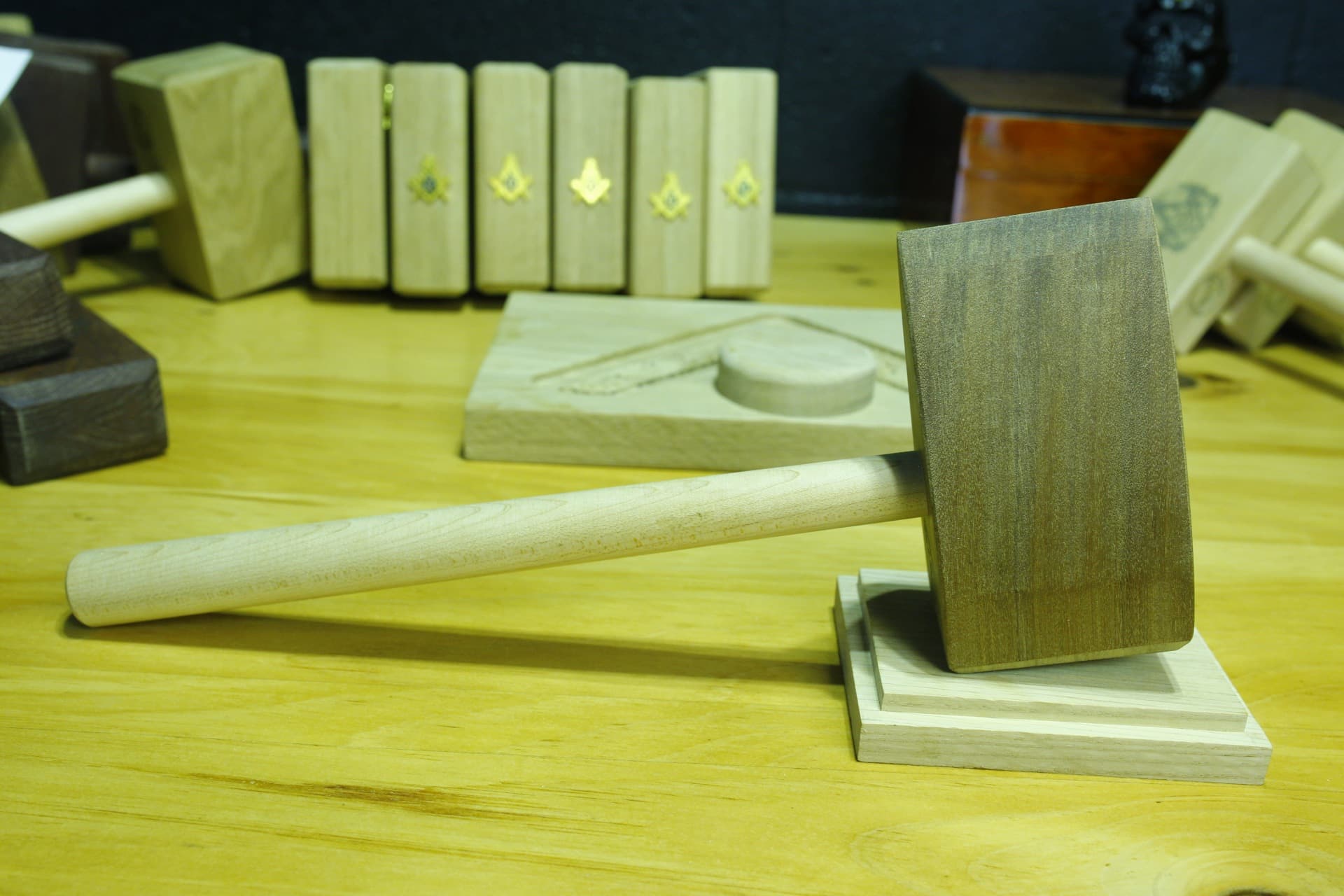 Brazilian Walnut Gavel — view 2