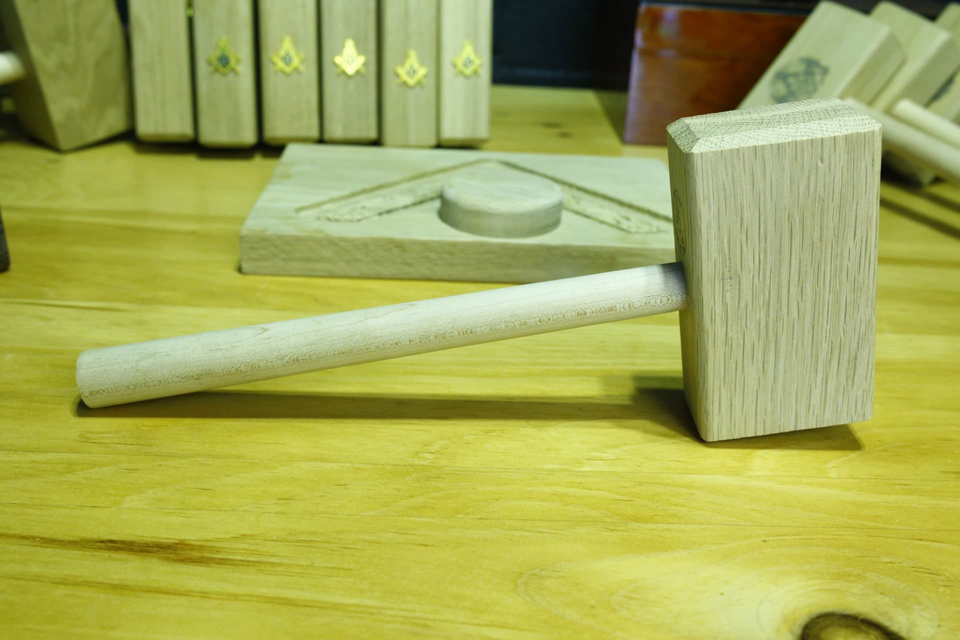 White Oak Gavel — view 2