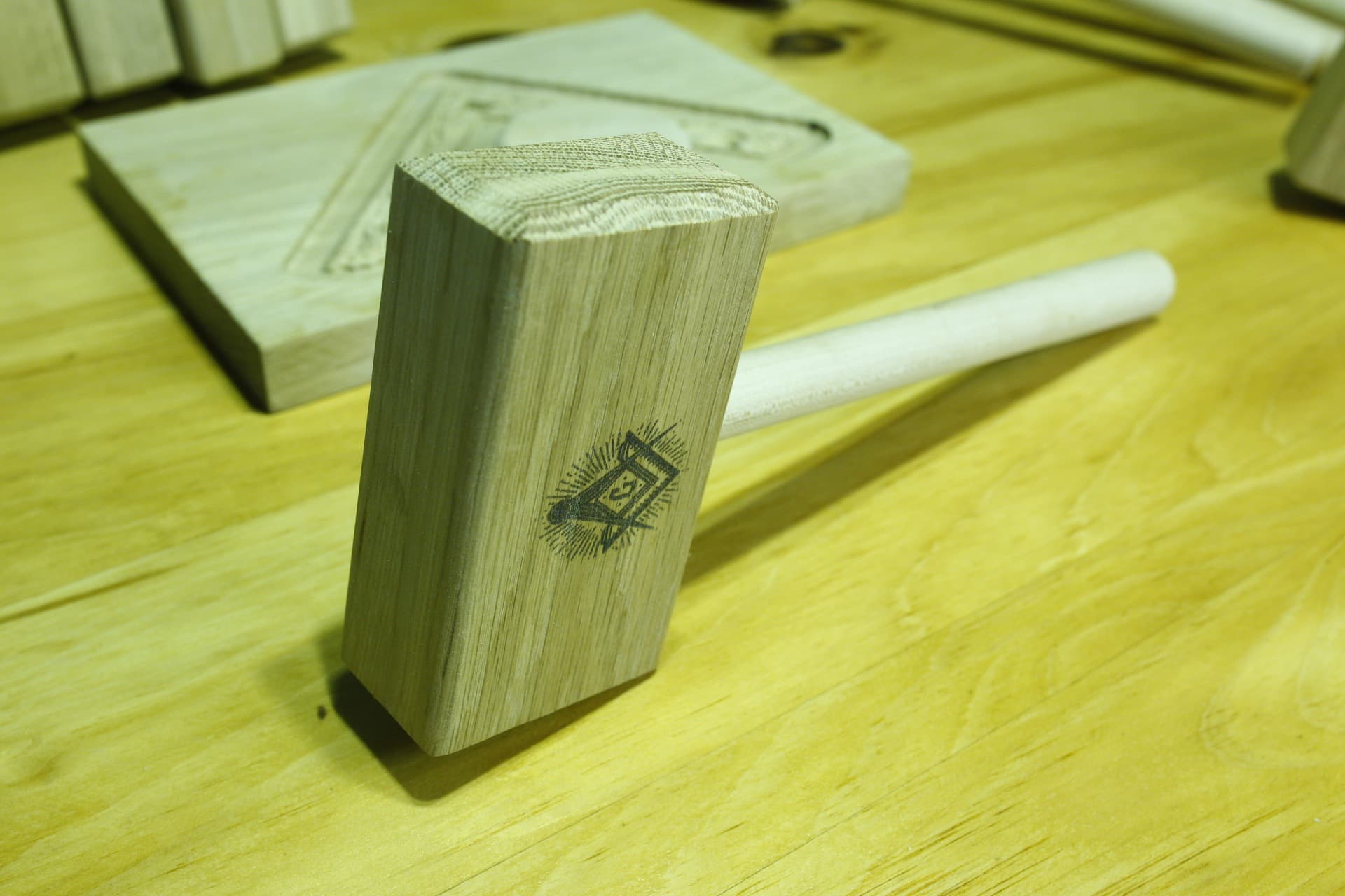 White Oak Gavel — view 3