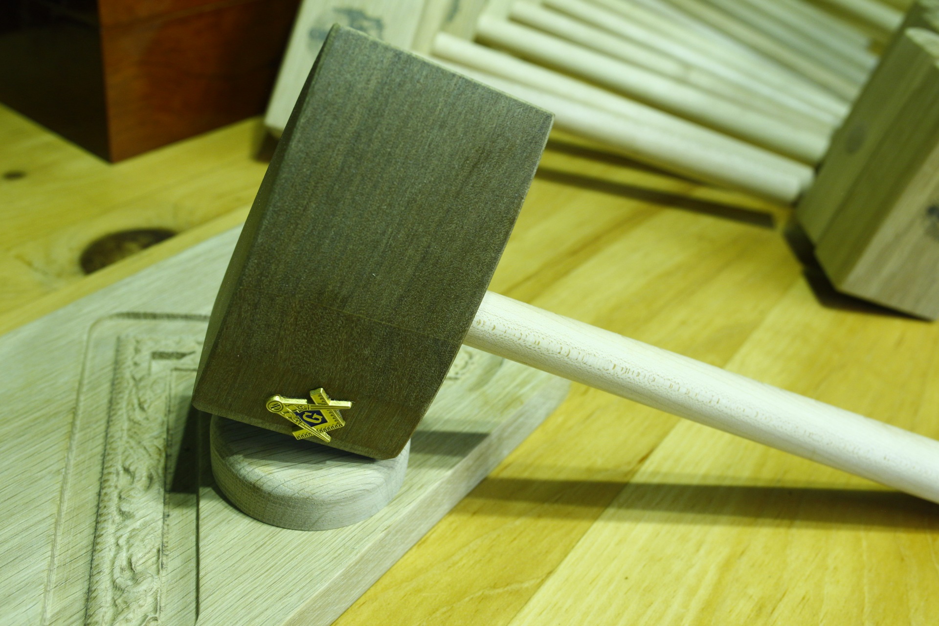 Brazilian Walnut Gavel — view 5
